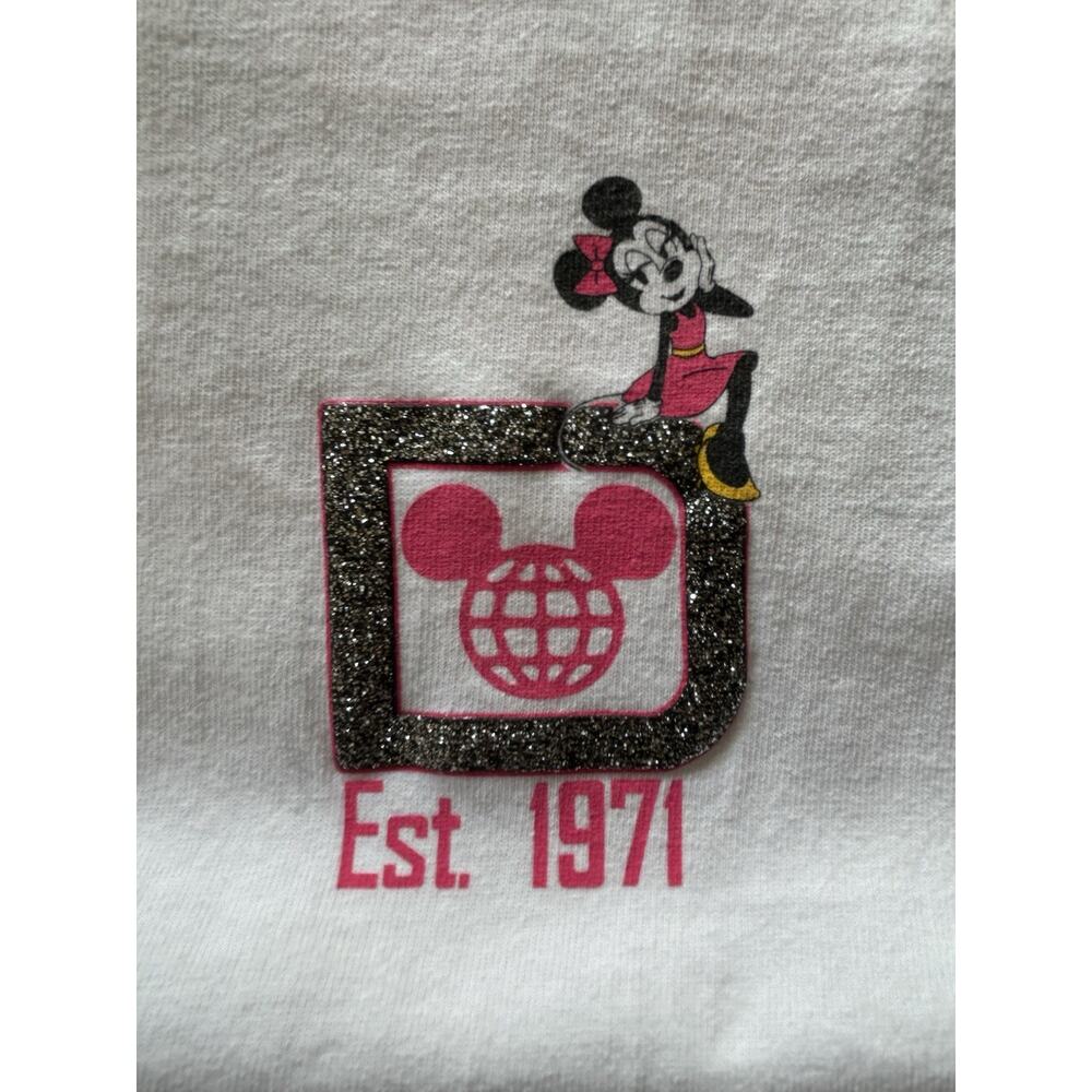 Walt Disney World Minnie Mouse "Rock the Dots" Spirit Jersey Size Med Polka Dots - Picture 5 of 9